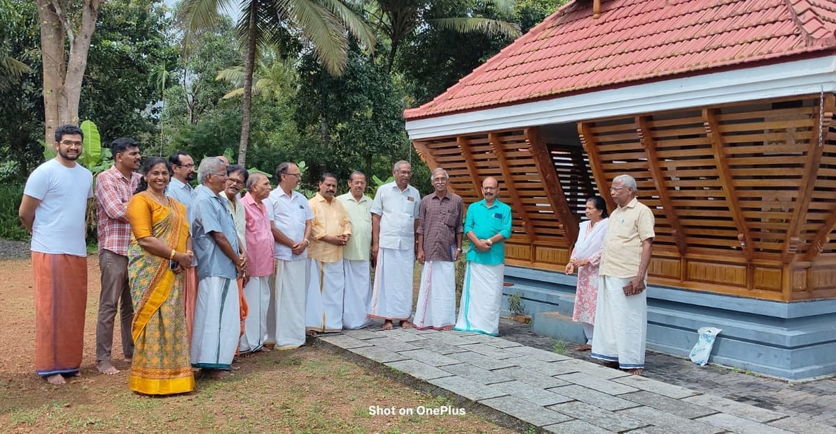 ബ്രഹ്മമംഗലം മേതൃക്കോവിൽ മഹാശിവ ക്ഷേത്ര ട്രസ്റ്റിന്റെ അംഗത്വ വിതരണം നടത്തി
