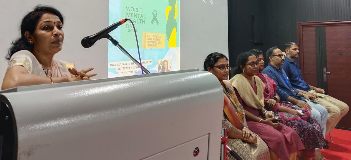 ഡി.ബി. കോളേജില്‍ ലോക മാനസികാരോഗ്യ ദിനാചരണം നടത്തി