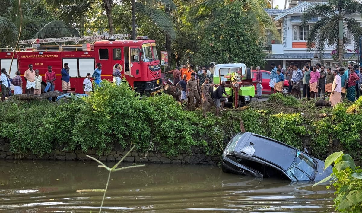 കെ.വി. കനാലിലേക്ക് കാർ മറിഞ്ഞ് ഡോക്ടർ മരിച്ചു