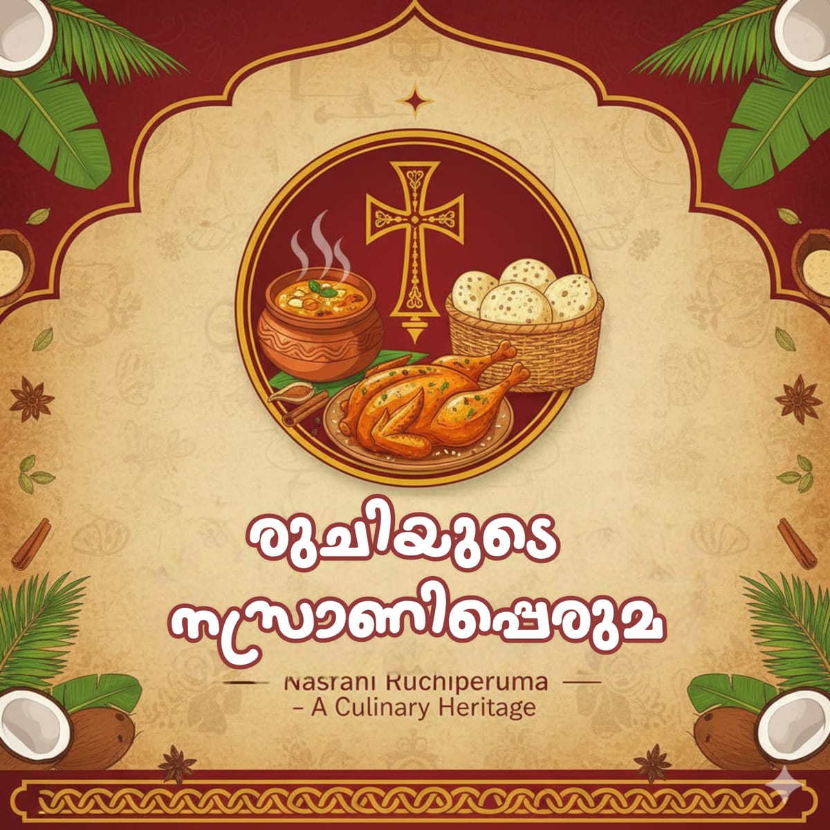 പഴമയുടെ നസ്രാണി രുചിപ്പെരുമ നാളെ തലയോലപ്പറമ്പിൽ