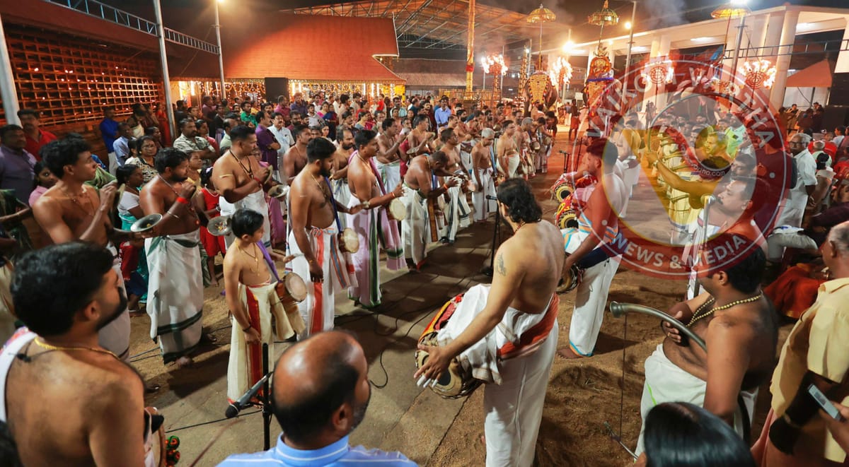 ആവേശമായി മേളപ്പെരുക്കം