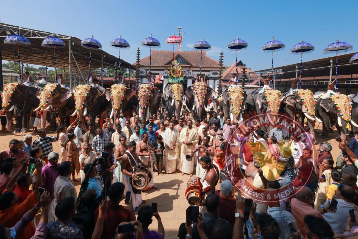 അഷ്ടമി ദർശനത്തിന് ഇനി മണിക്കൂറുകൾ:  അഷ്ടമി വിളക്കിന് നാടൊരുങ്ങി