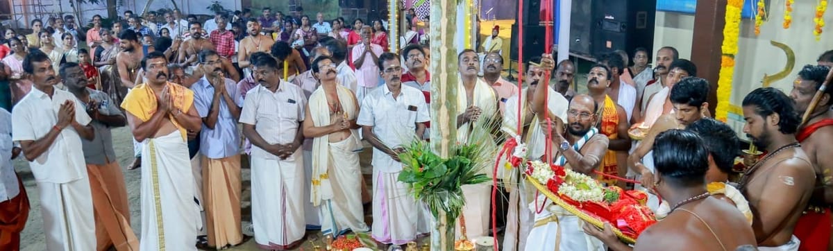 പട്ടശ്ശേരി ശ്രീഘണ്ഠാകര്‍ണ്ണ-ഭഗവതി ക്ഷേത്രത്തില്‍ ഉത്സവം കൊടിയേറി