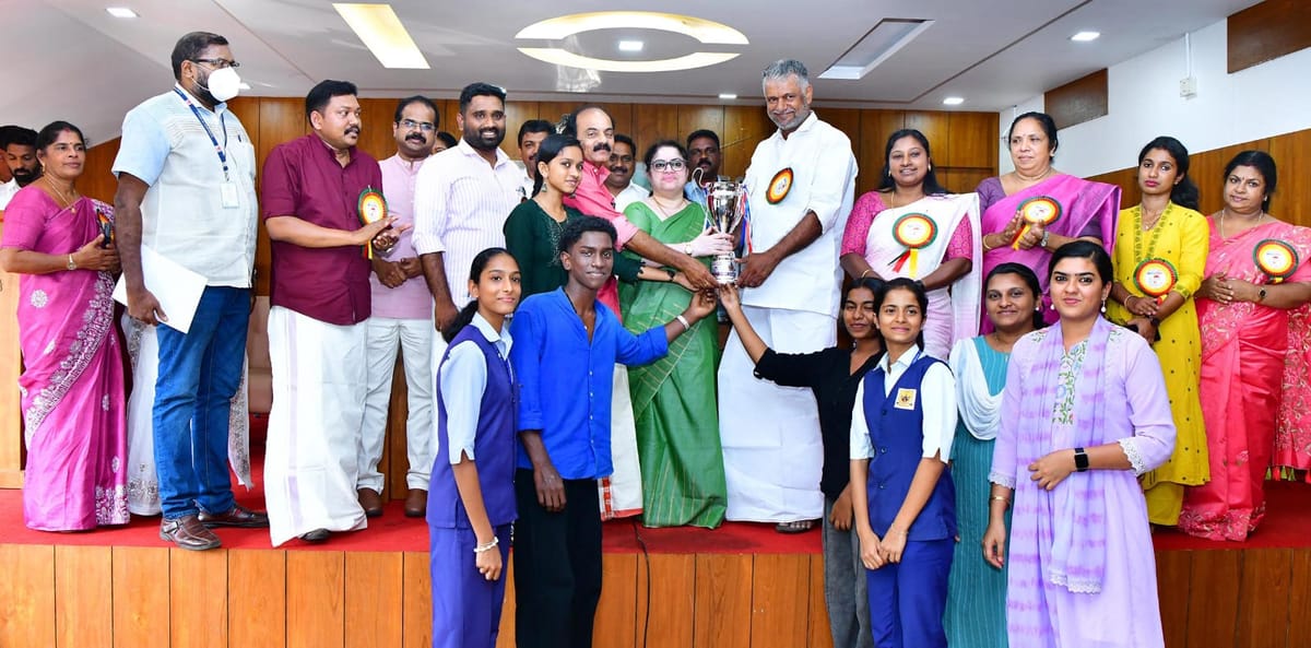 കോട്ടയം ജില്ലാ കേരളോൽസവത്തിൽ ചങ്ങനാശ്ശേരി നഗരസഭക്ക് ഓവറോൾ കിരീടം