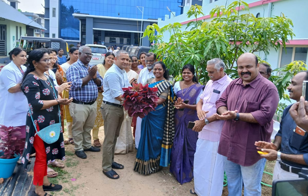 മാതൃകാ പച്ചക്കറി തോട്ടത്തിൽ നൂറുമേനി വിളവ്