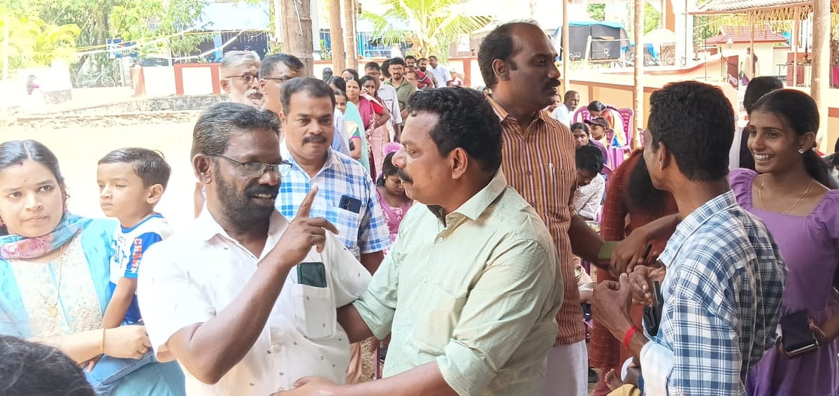 പി. പ്രദീപിന്റെ ഒന്നാംഘട്ട പര്യടനം തുടരുന്നു