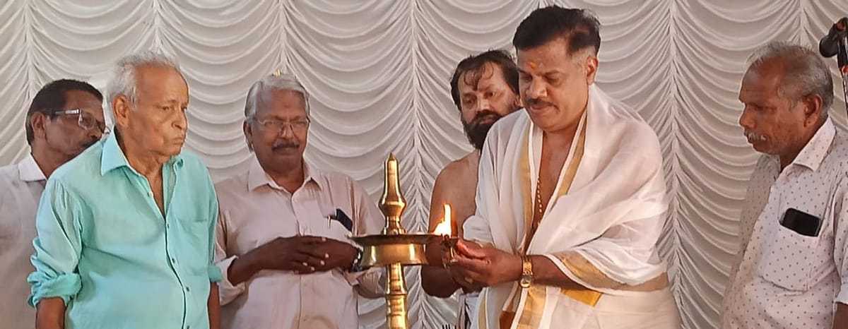 നേരേകടവ് ശ്രീഭദ്രാദേവി ക്ഷേത്രത്തില്‍ സമൂഹ അന്നദാനം നടത്തി