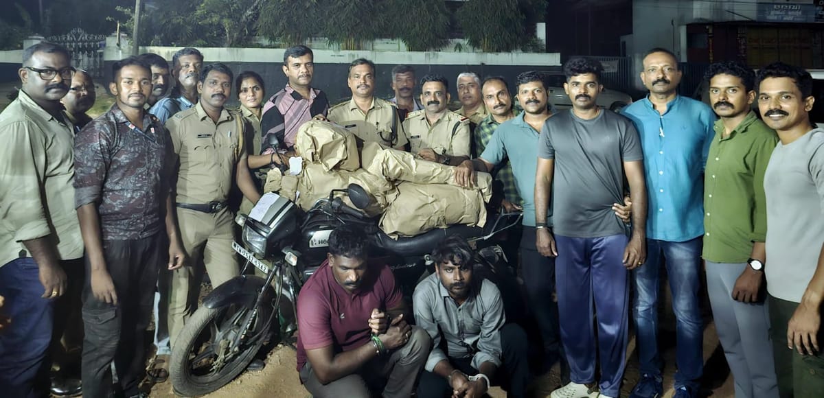 ചെങ്ങന്നൂരിൽ വൻ കഞ്ചാവ് വേട്ട