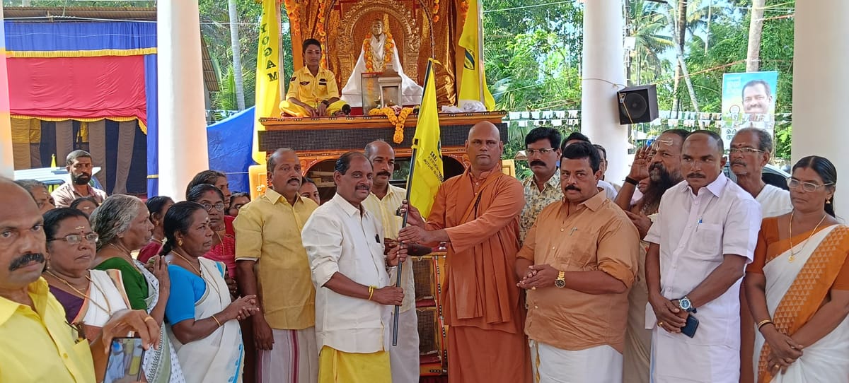 ശിവഗിരി ദിവ്യജ്യോതി പ്രയാണത്തിന് തുടക്കമായി