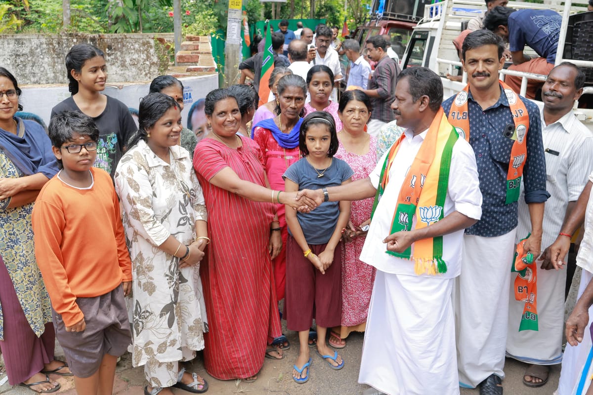 കെ. അജിത്തിൻ്റെ വാഹന പര്യടനം തലയാഴം, ടി.വി. പുരം പഞ്ചായത്തുകളിൽ