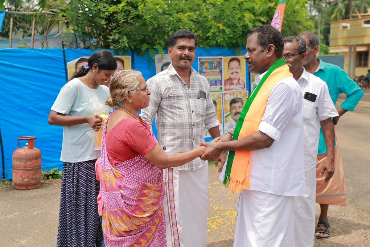 കെ. അജിത്തിൻ്റെ വാഹന പര്യടനം ചെമ്പ്, മറവൻതുരുത്ത് പഞ്ചായത്തുകളിൽ