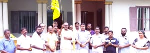 ഗുരുദേവ ജയന്തി: പതിനേഴായിരം ഭവനങ്ങളിൽ പീതവർണ കൊടികൾ ഉയർന്നു