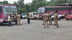 സ്വകാര്യ ബസ്സുകളുടെ മരണപ്പാച്ചിലും അപകടവും; എൻഫോഴ്സ്മെന്റ് ആർ.ടി.ഒയുടെ നേതൃത്വത്തിൽ  പരിശോധന നടത്തി