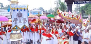 വൈക്കം സെന്റ് ജോസഫ് ഫൊറോനാ പള്ളിയില്‍ വിശുദ്ധ സെബാസ്ത്യാനോസിന്റെ തിരുനാളിന് കൊടിയേറി