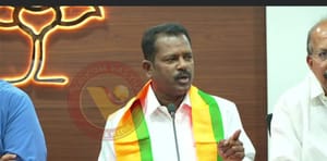 വൈക്കം മുൻ എം.എൽ.എ കെ. അജിത്ത് ബി.ജെ.പിയിൽ ചേർന്നു