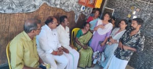 ബി.ജെ.പി ദേശീയ നിർവ്വാഹകസമിതി അംഗം പ്രേമാനന്ദ റഡ്ഡി  മക്കൻ ചെല്ലപ്പൻ്റെ വീട്ടിലെത്തി