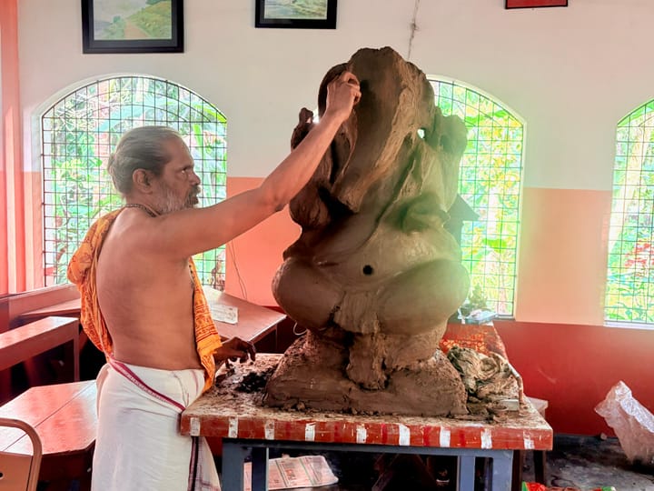 ഗണേശ വിഗ്രഹ നിമഞ്ജനത്തിന് ഒരുങ്ങി വൈക്കം