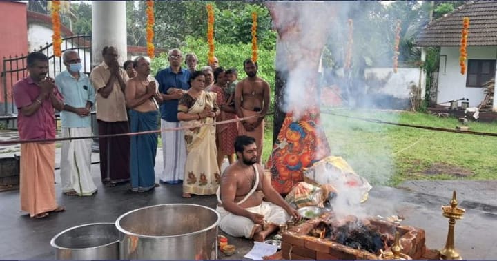 ചാത്തൻ കുടി ദേവി ക്ഷേത്രത്തിൽ മഹാ മൃത്യുഞ്ജയ ഹോമം നടന്നു