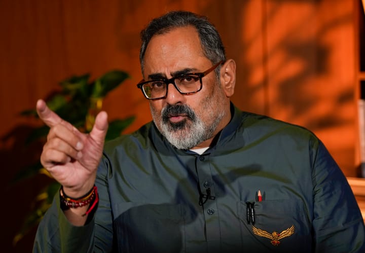 ‘സിപിഐഎം ഭരണം ഗുണ്ടകൾക്കും കൊടും ക്രിമിനലുകൾക്കും ജയിൽപ്പുള്ളികൾക്കും വേണ്ടി മാത്രം’: രാജീവ് ചന്ദ്രശേഖർ