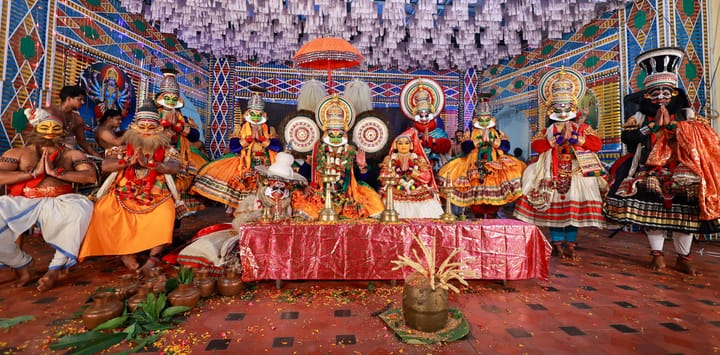 വൈക്കം മഹാദേവ ക്ഷേത്രത്തിലെ ശ്രീരാമപട്ടാഭിഷേകം കഥകളി ഭക്തി സാന്ദ്രമായി