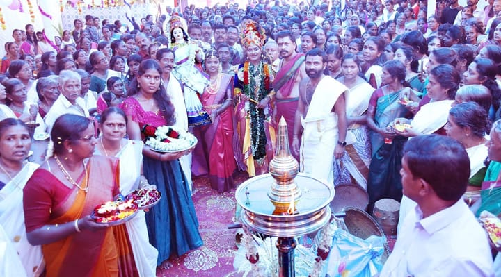 രുഗ്മിണി സ്വയംവര ഘോഷയാത്ര ഭക്തിസാന്ദ്രം