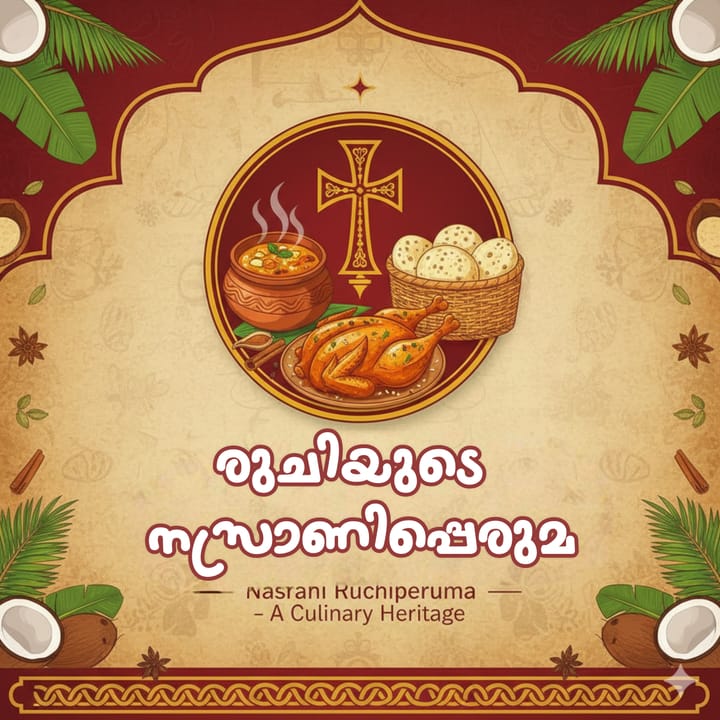 പഴമയുടെ നസ്രാണി രുചിപ്പെരുമ നാളെ തലയോലപ്പറമ്പിൽ