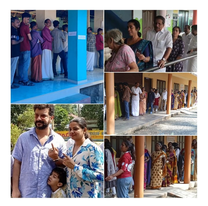 ജില്ലയിൽ 70.76 ശതമാനം പോളിംഗ്