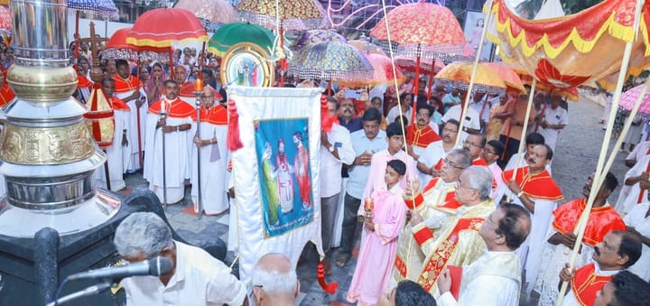 സെയിന്റ് ജോസഫ് ഫൊറോനാ പള്ളിയില്‍ വിശുദ്ധ യൗസേപ്പിതാവിന്റെ തിരുനാളിന് കൊടിയേറി