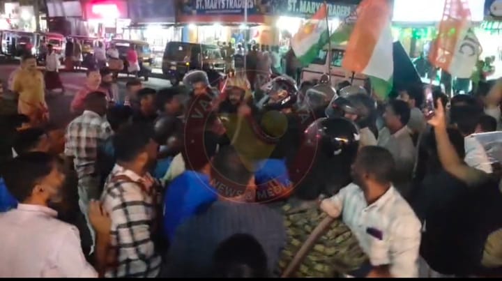 പെരുവയിൽ കോൺഗ്രസ് - സി.പി.എം സംഘർഷം