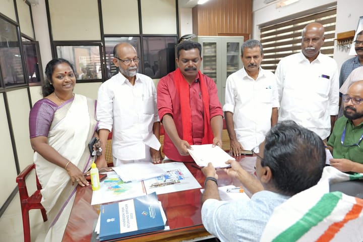 എല്‍.ഡി.എഫ്. സ്ഥാനാർത്ഥി പി.പ്രദീപും എന്‍.ഡി.എ. സ്ഥാനാർത്ഥി കെ.അജിത്തും നാമനിര്‍ദേശ പത്രിക സമര്‍പ്പിച്ചു