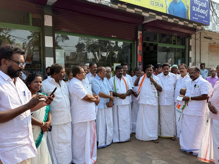 കെ. ബിനിമോൻ്റ വാഹന പ്രചരണ ജാഥ കല്ലറയിൽ നിന്നും ആരംഭിച്ചു