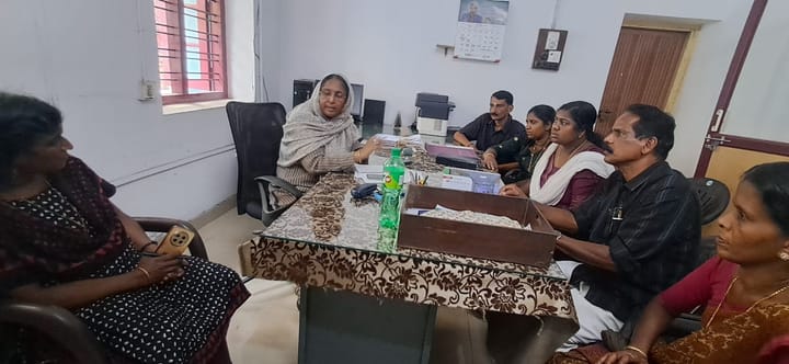 വെച്ചൂരിലെ കുടിവെള്ളക്ഷാമം: വാട്ടർ അതോറിറ്റി ഉദ്യോഗസ്ഥരെ പഞ്ചായത്ത് ഭരണസമിതി ഉപരോധിച്ചു