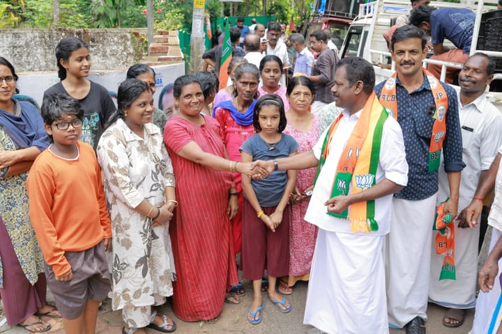 കെ. അജിത്തിൻ്റെ വാഹന പര്യടനം തലയാഴം, ടി.വി. പുരം പഞ്ചായത്തുകളിൽ