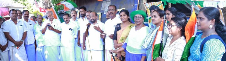 കെ. ബിനിമോൻ്റെ പ്രചരണപരിപാടി മൂന്നാംഘട്ടം പൂർത്തിയാക്കി